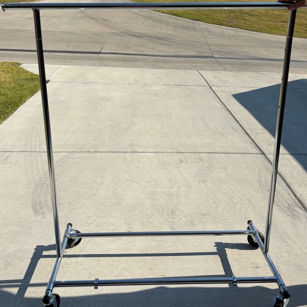 The Container Store Silver Garment Rack
